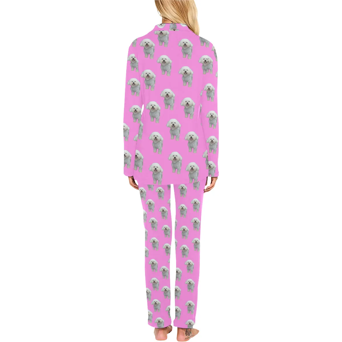 2 Piece Bichon Long Pj Set