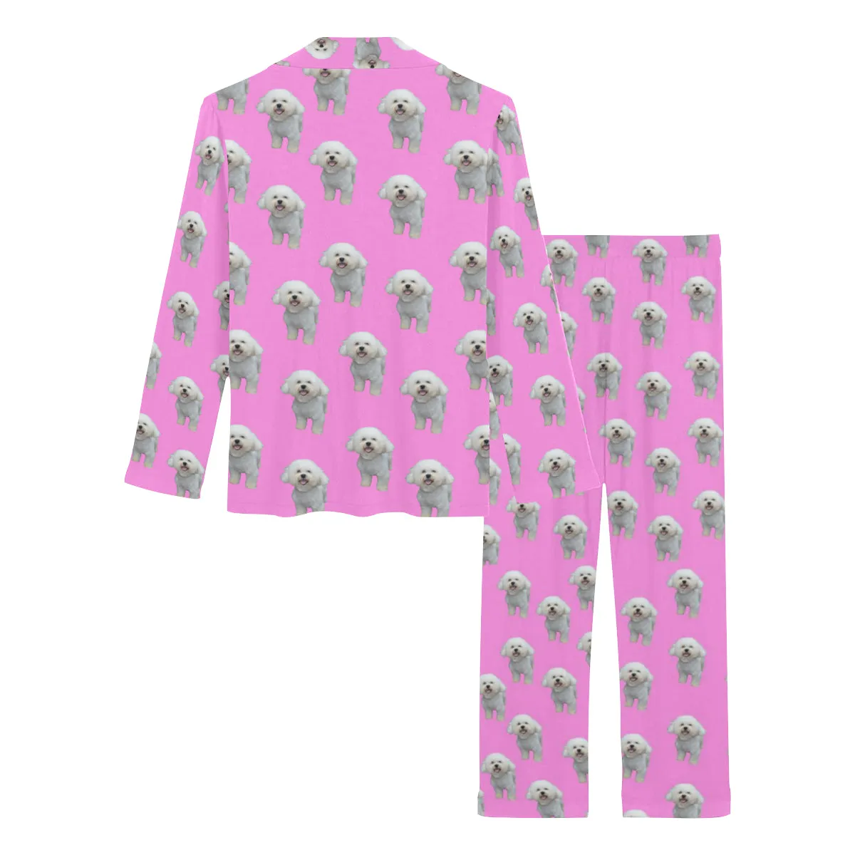 2 Piece Bichon Long Pj Set