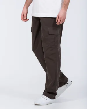 2t Reuben Tall Lightweight Oversized Cargo Trousers (charcoal)