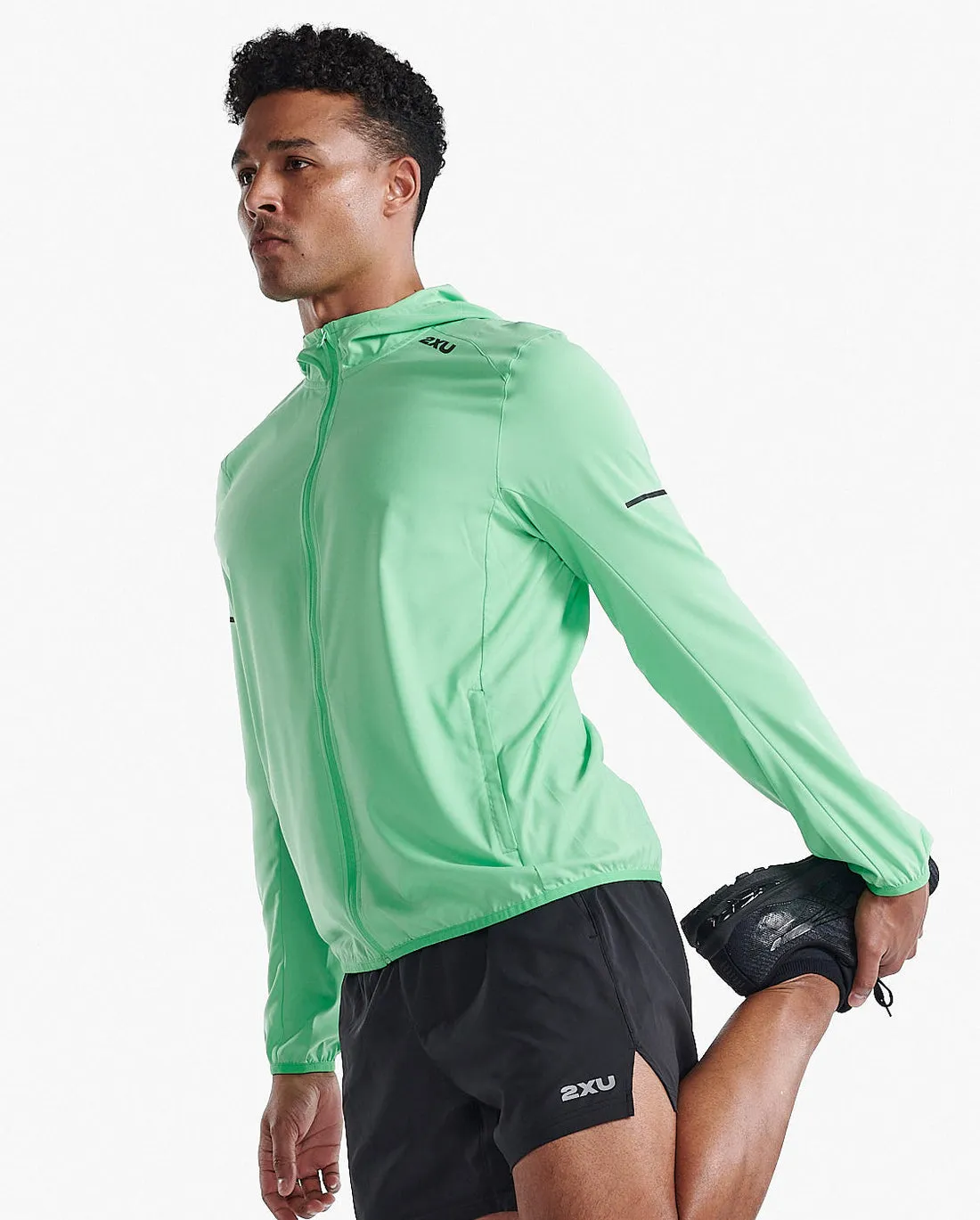 2XU Aero Running Jacket - Green