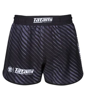 Abstract High Cut Shorts - Black & Grey