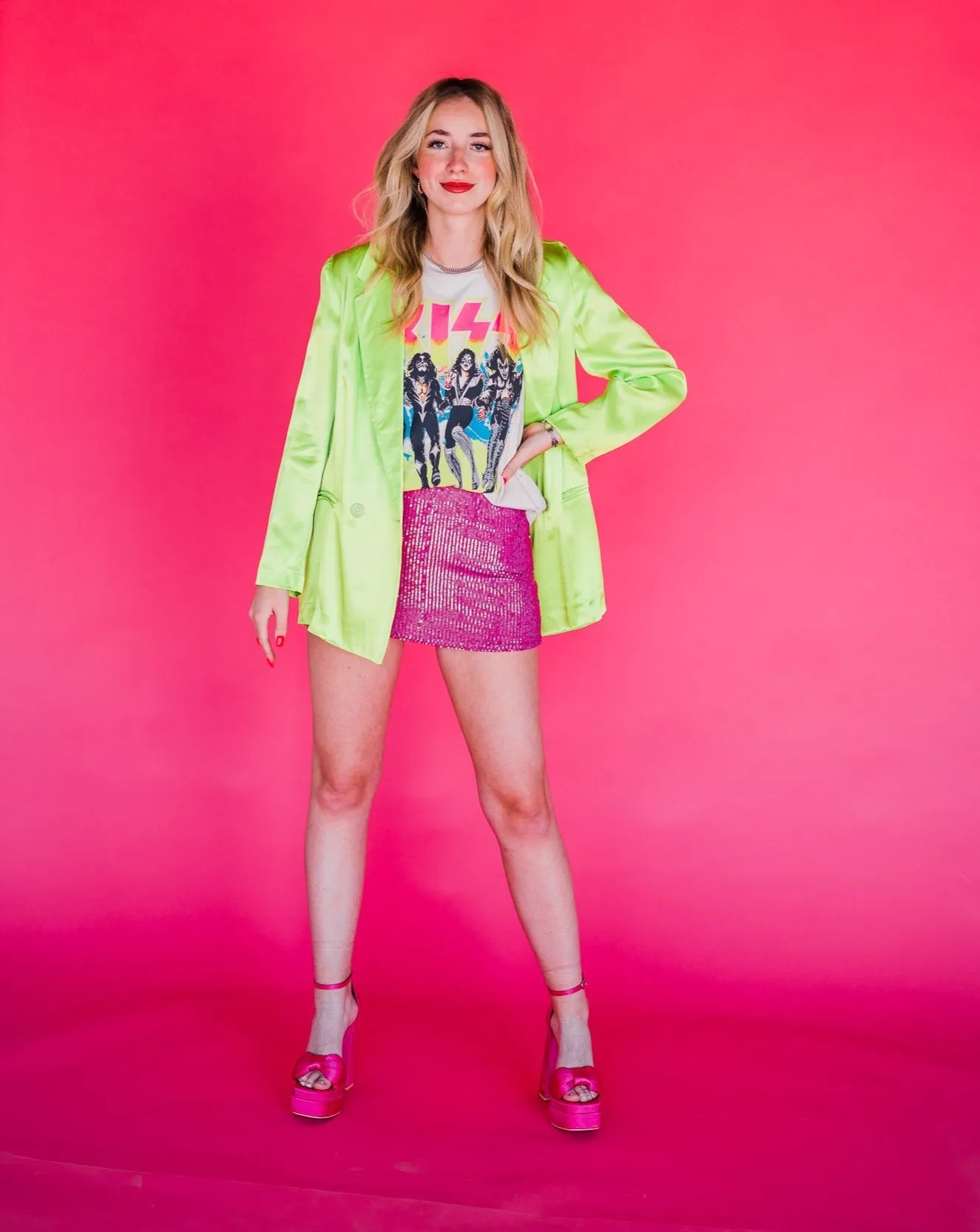 All Night Skort ~ Pink Disco