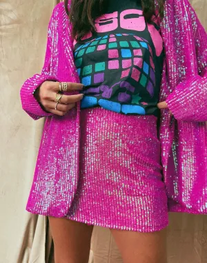 All Night Skort ~ Pink Disco