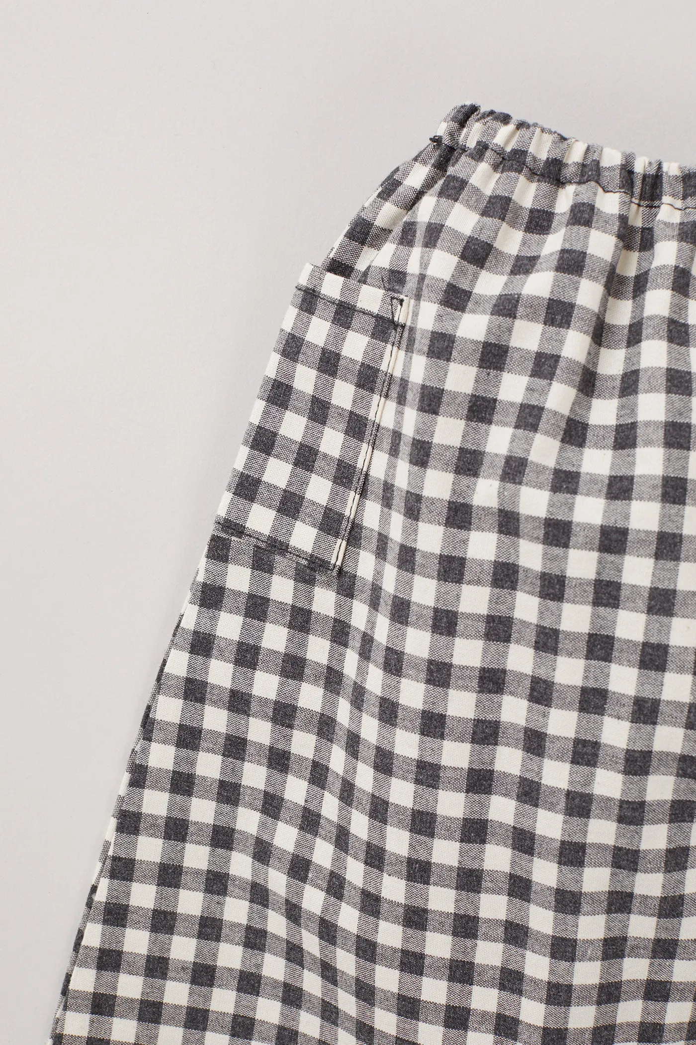 Apple Trousers Black and White Check