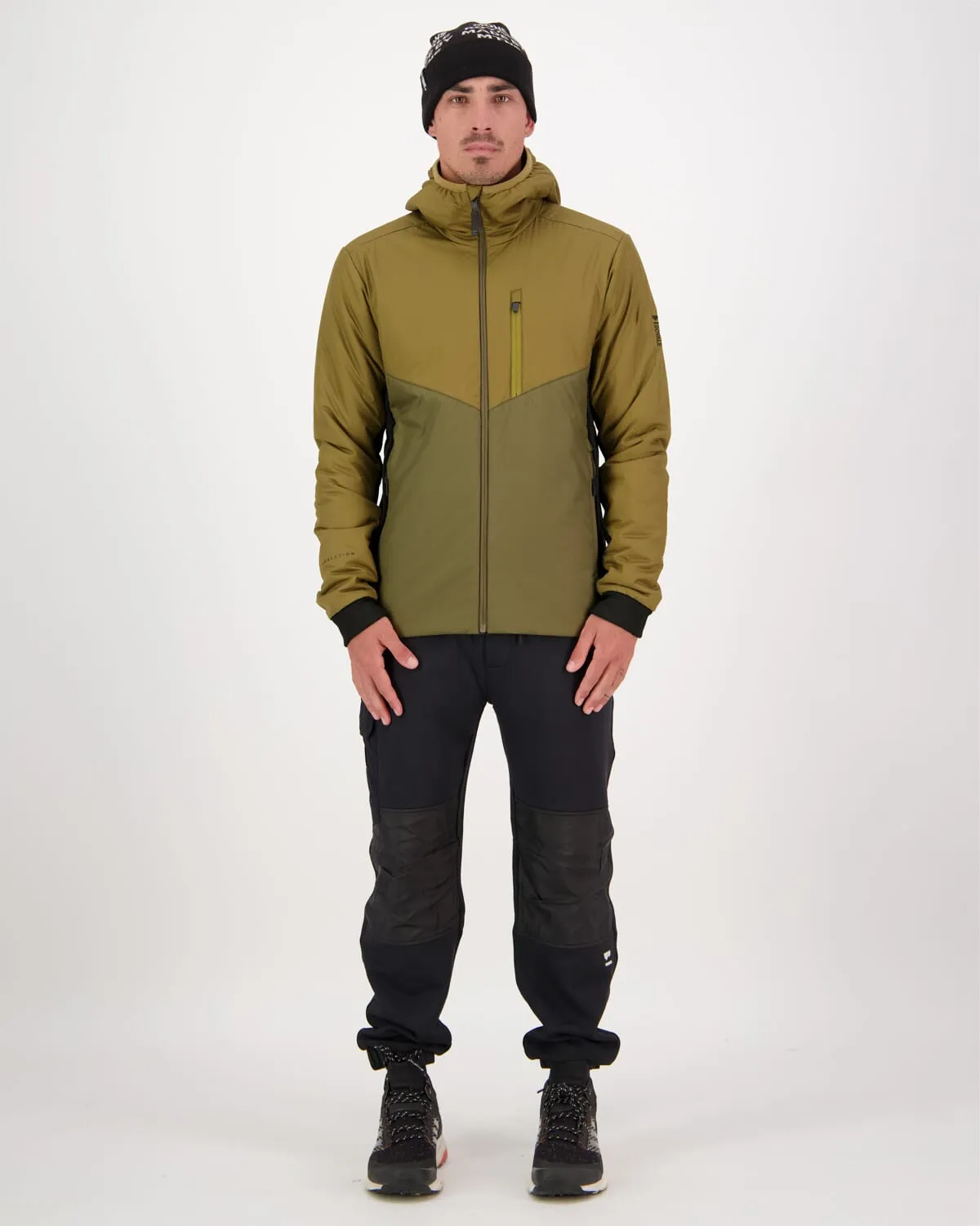 Arete Merino Insulated Hooded Jacket - Forest Floor