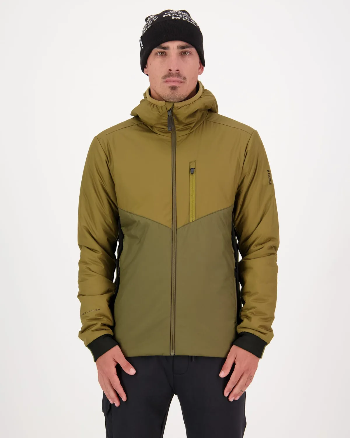 Arete Merino Insulated Hooded Jacket - Forest Floor