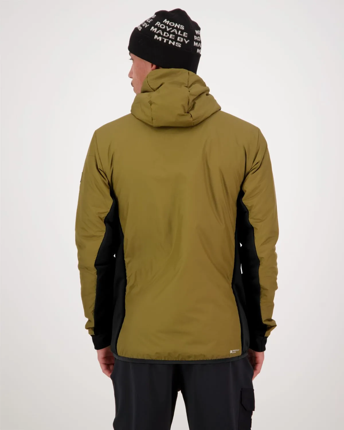 Arete Merino Insulated Hooded Jacket - Forest Floor
