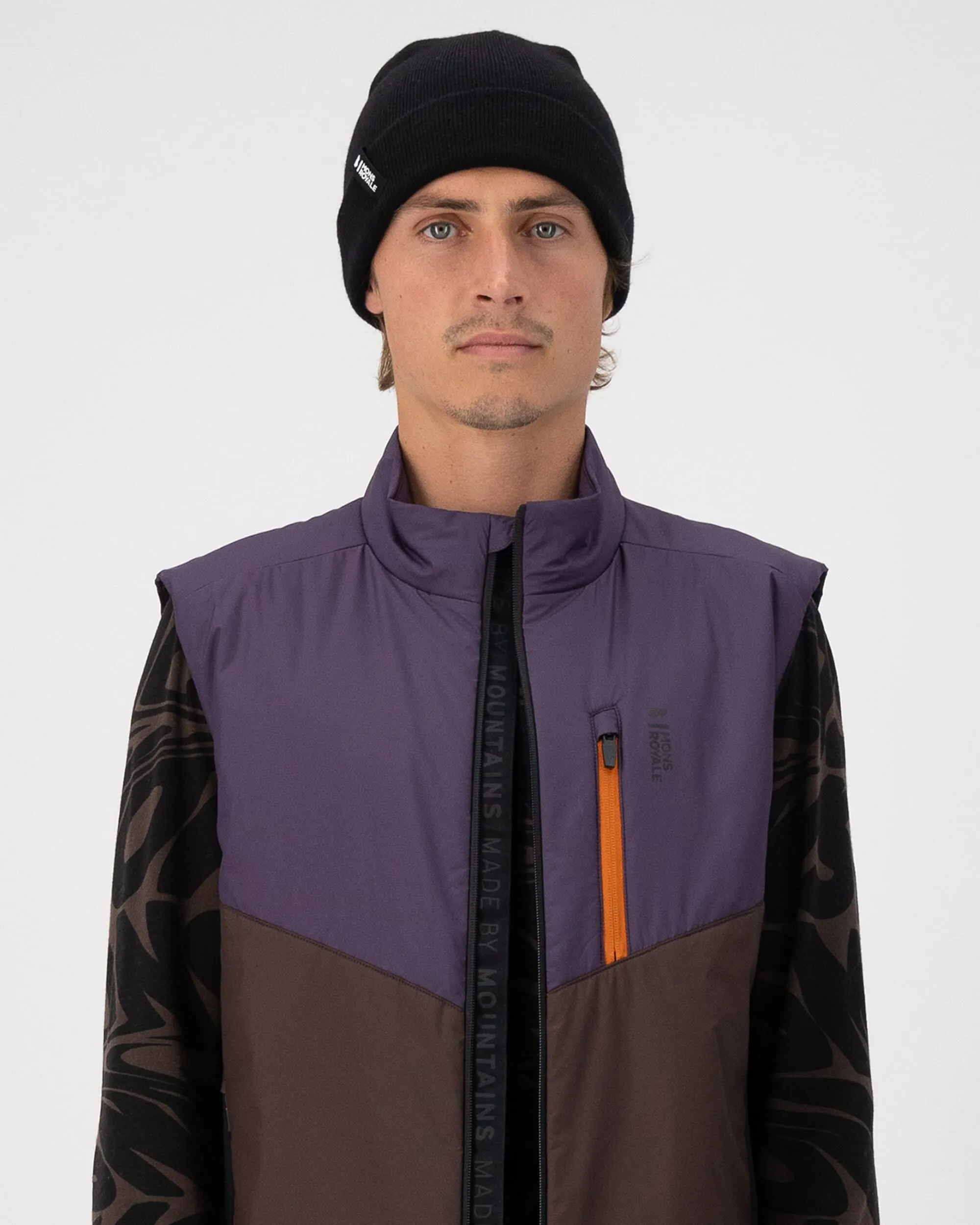 Arete Merino Insulated Vest - Indigo / Cedar