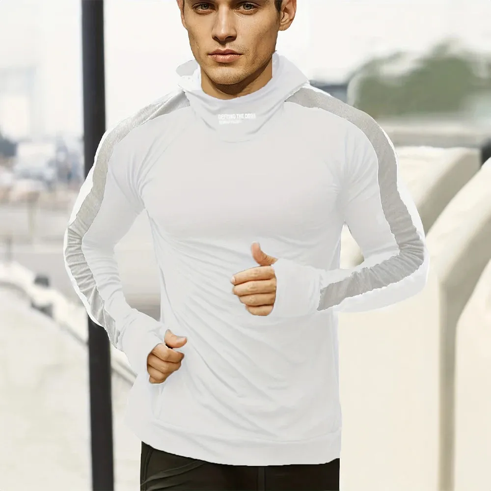 Autumn Compression Hoodie - Tight-Fit Sports Jogging Pullover