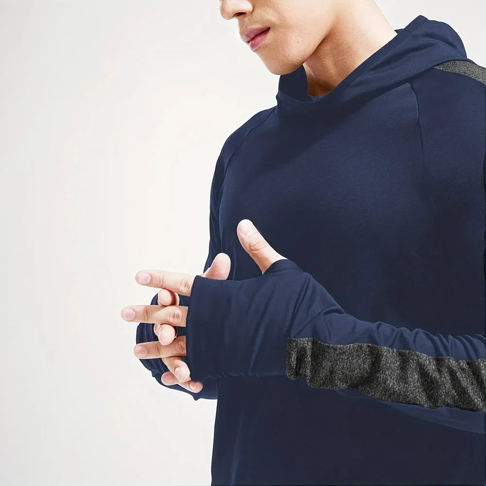 Autumn Compression Hoodie - Tight-Fit Sports Jogging Pullover