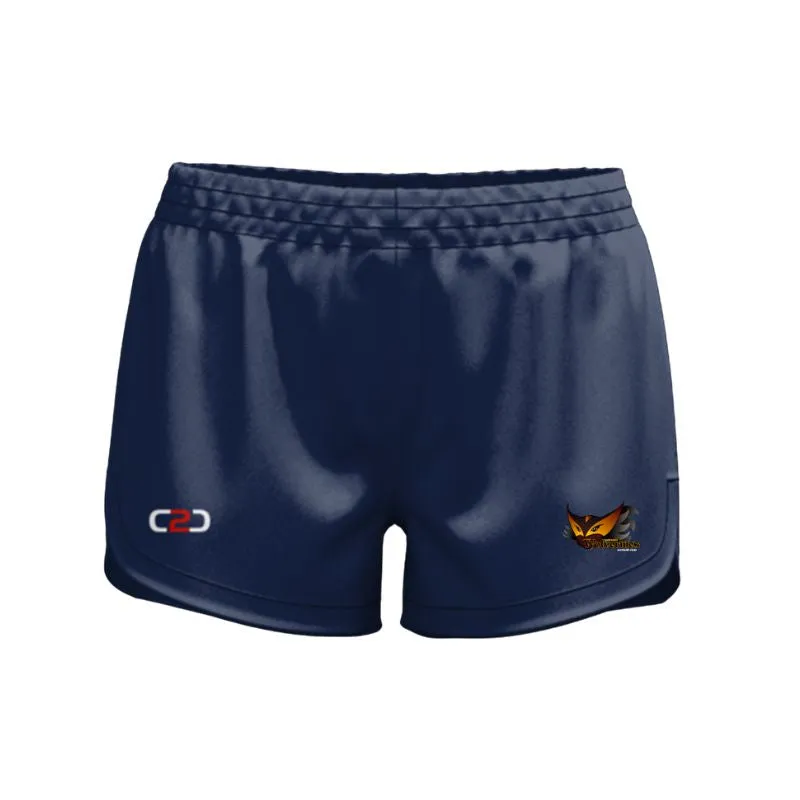 Balmain Wolverines SlimFit HP Girls/Ladies High Thigh Shorts Navy