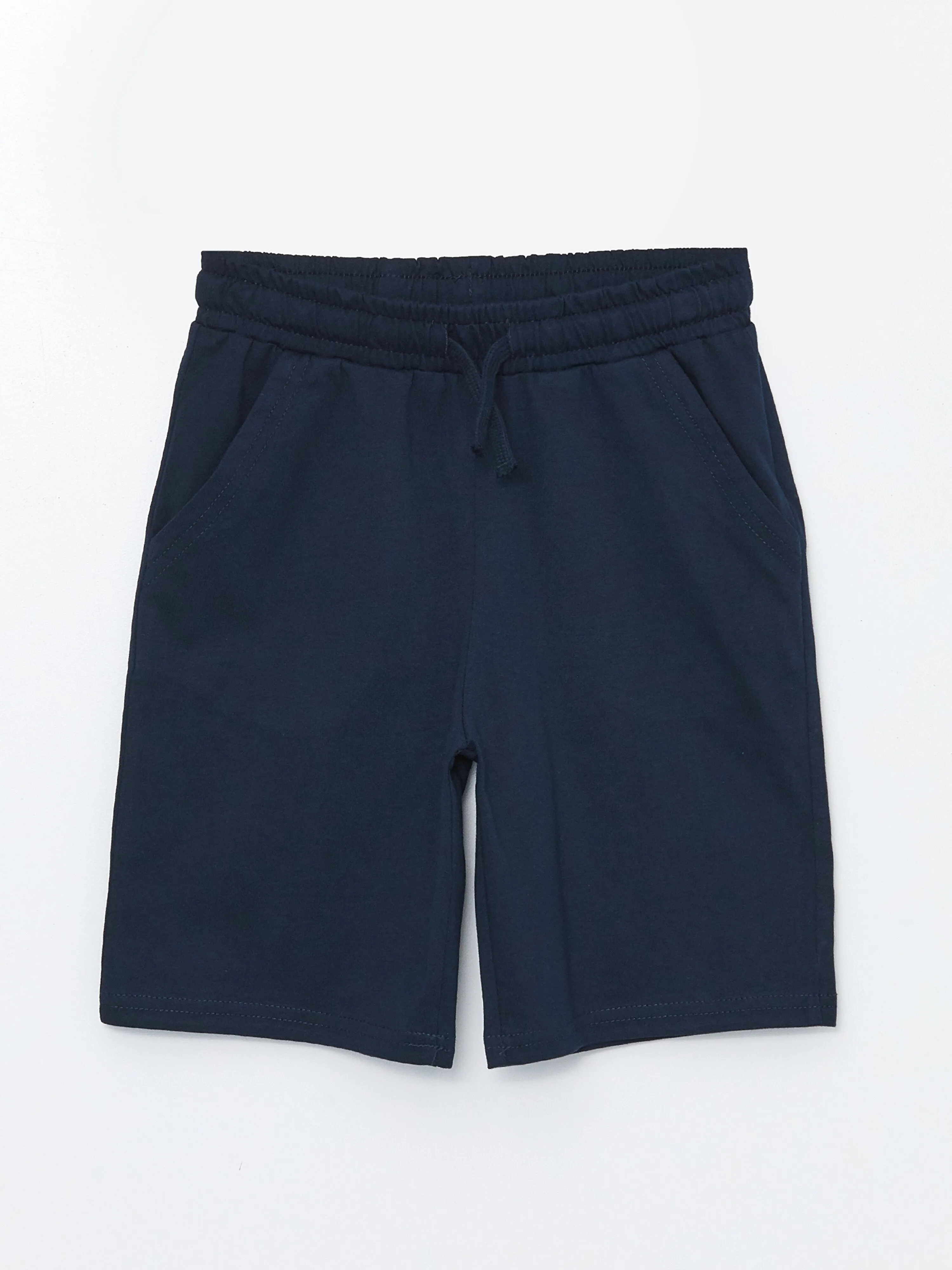 Basic Boy Shorts With Elastic Waist