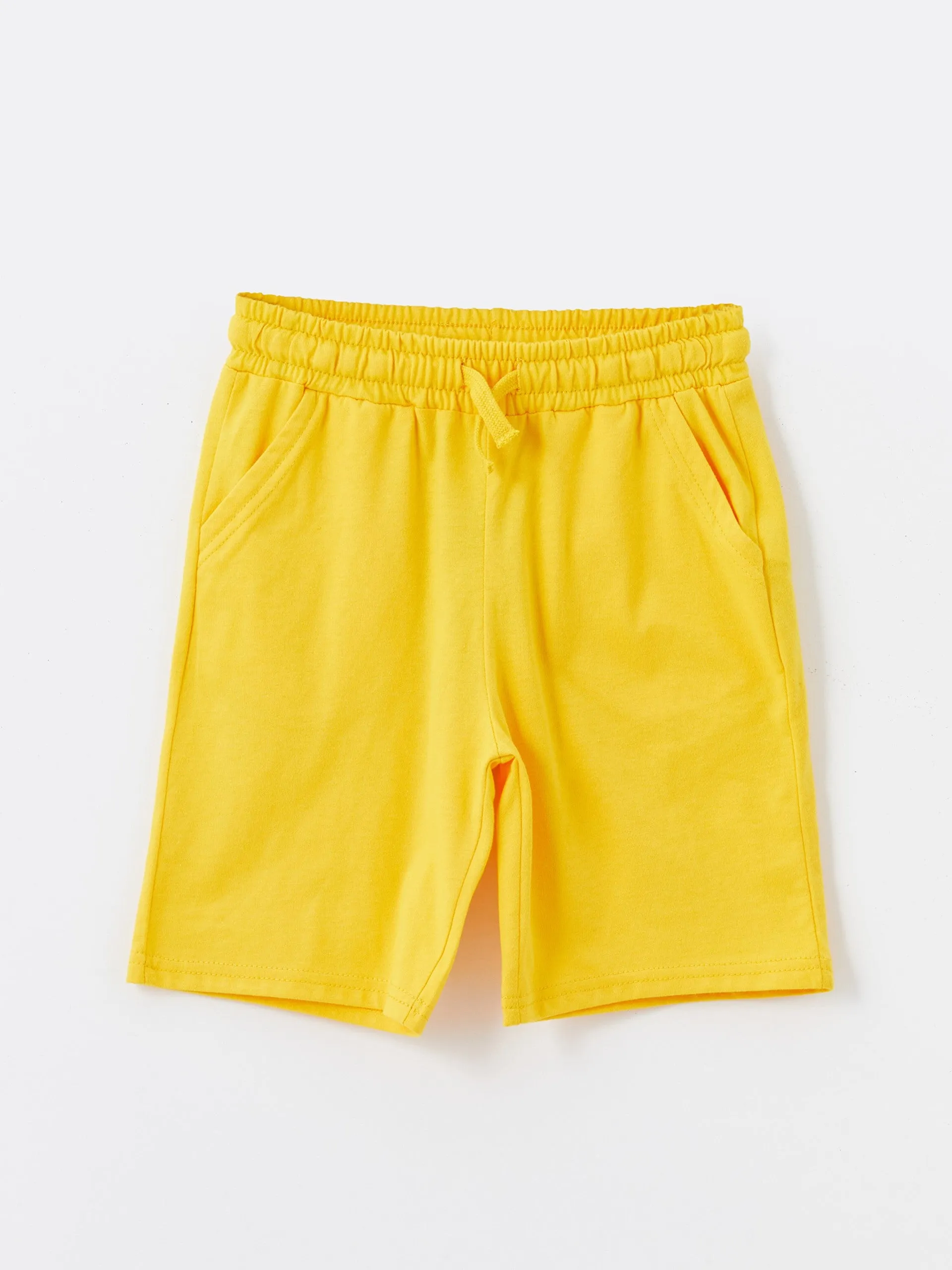 Basic Boy Shorts with Elastic Waist