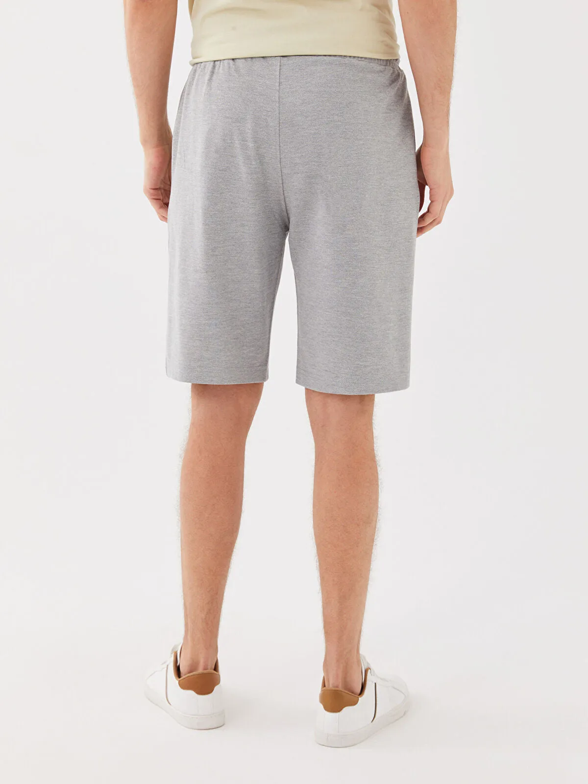 Basic Men Standard Molded Elastic Waist Shorts