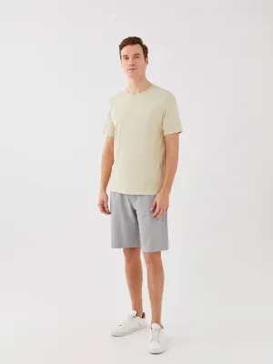 Basic Men Standard Molded Elastic Waist Shorts
