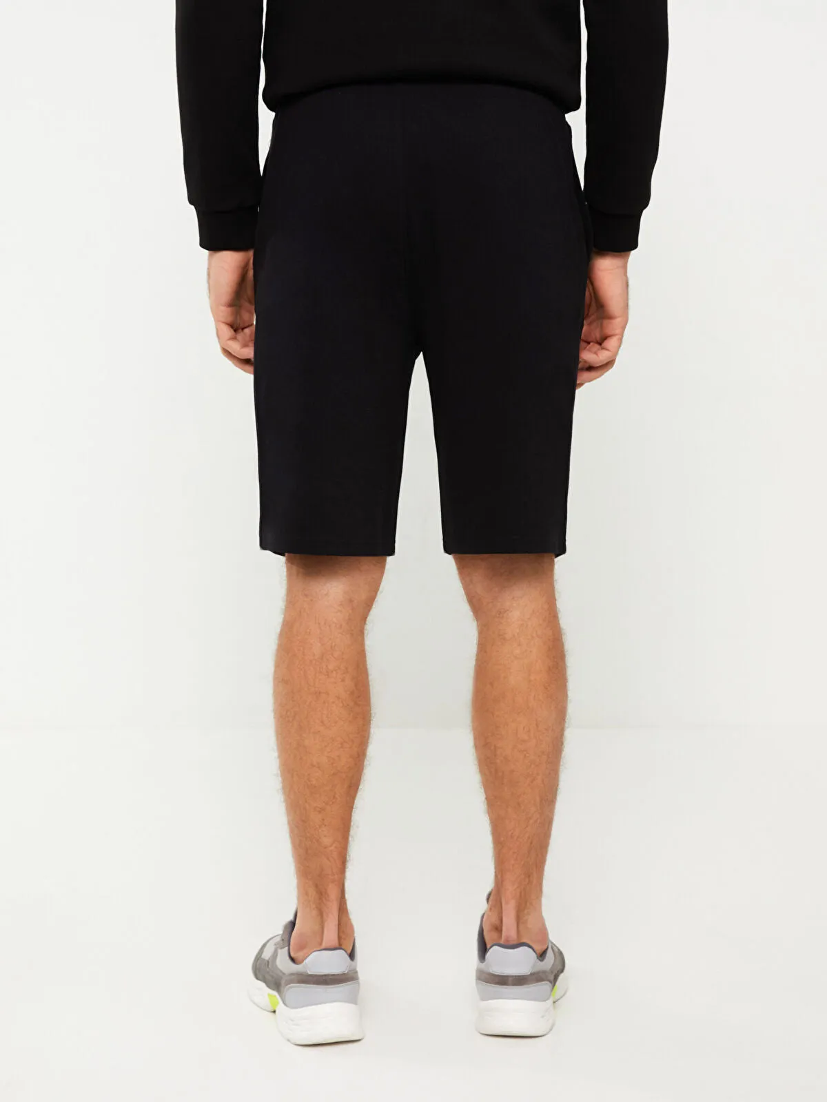 Basic Men Standard Molded Elastic Waist Shorts