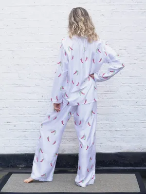 Basque Edition Bamboo Vegan Silk Pyjama Set | Long