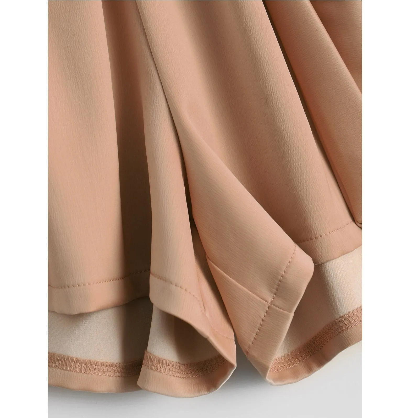 Belted Loose Elastic Waist Shorts
