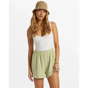 BILLABONG HARBOR ELASTIC WAIST SHORTS LIGHT AVOCADO