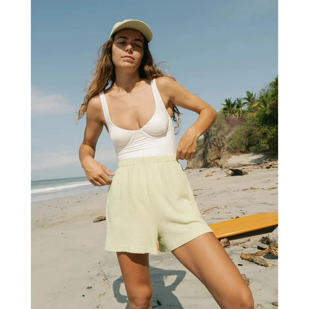 BILLABONG HARBOR ELASTIC WAIST SHORTS LIGHT AVOCADO