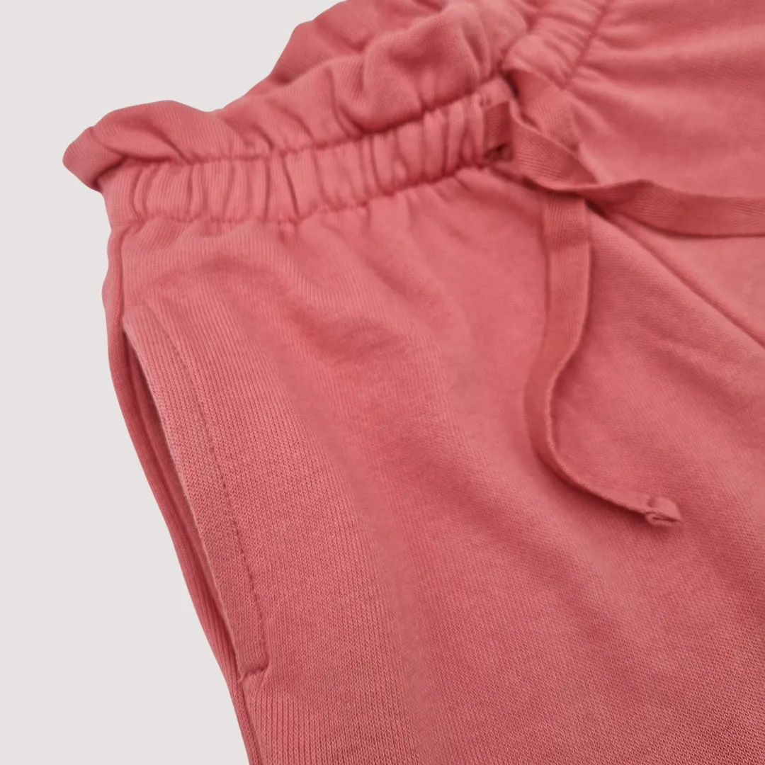 Birds Organic Cotton Trousers Salmon Colour