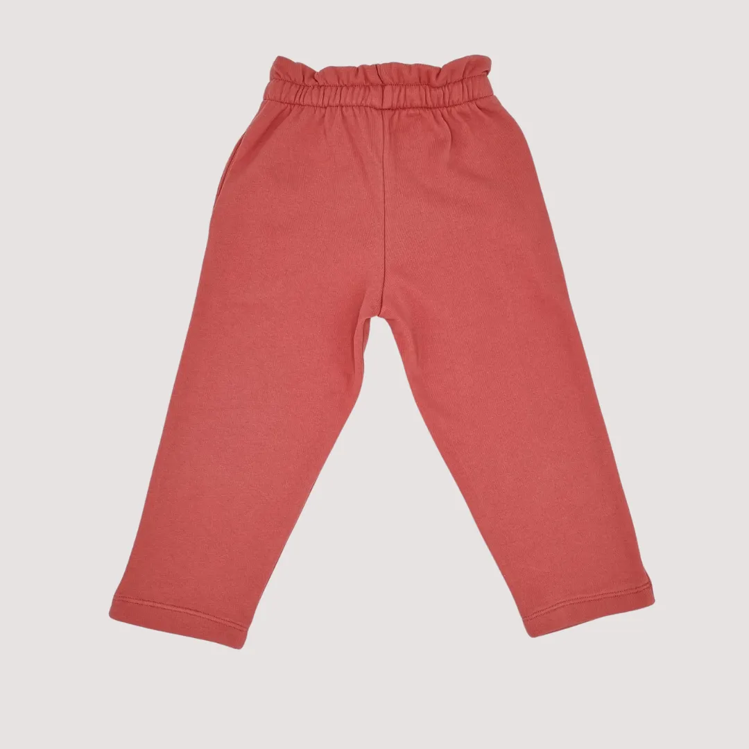 Birds Organic Cotton Trousers Salmon Colour