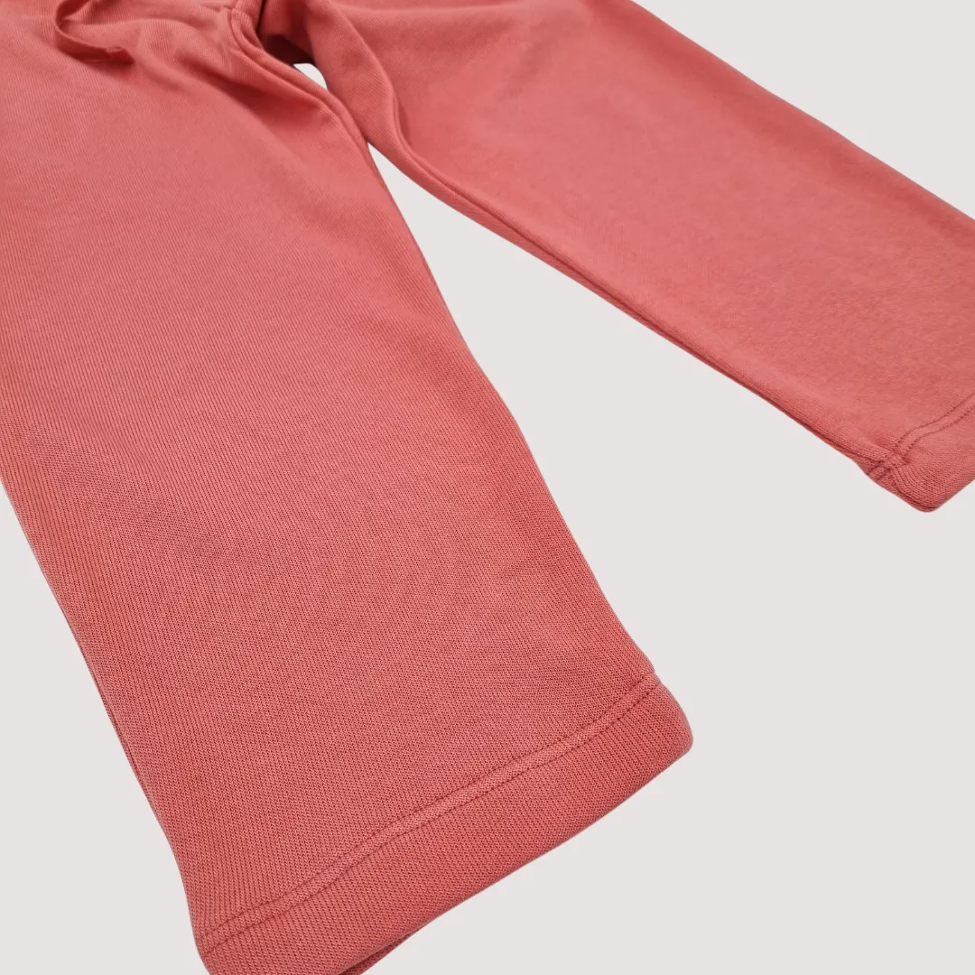 Birds Organic Cotton Trousers Salmon Colour