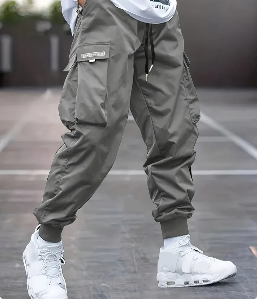 Black cargo trousers - Tim