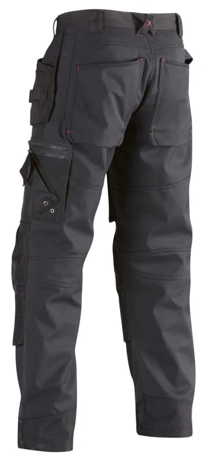 Blaklader 1500 Waterproof Softshell Work Trousers Nail Pockets Knee Pad Compatibility - 1500 2517