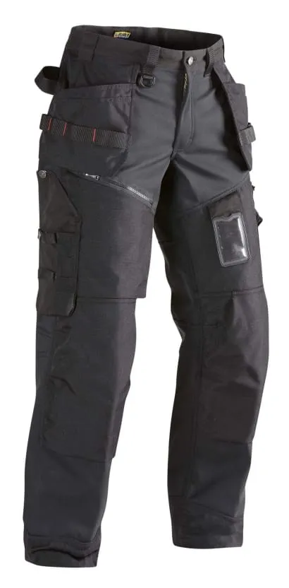 Blaklader 1500 Waterproof Softshell Work Trousers Nail Pockets Knee Pad Compatibility - 1500 2517