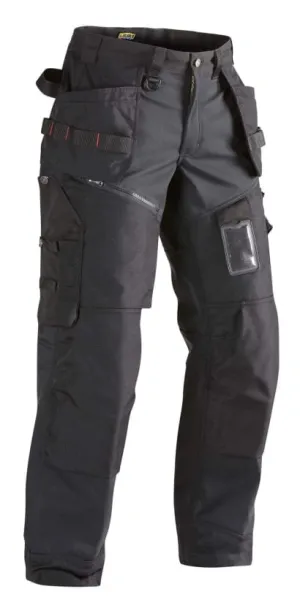 Blaklader 1500 Waterproof Softshell Work Trousers Nail Pockets Knee Pad Compatibility - 1500 2517