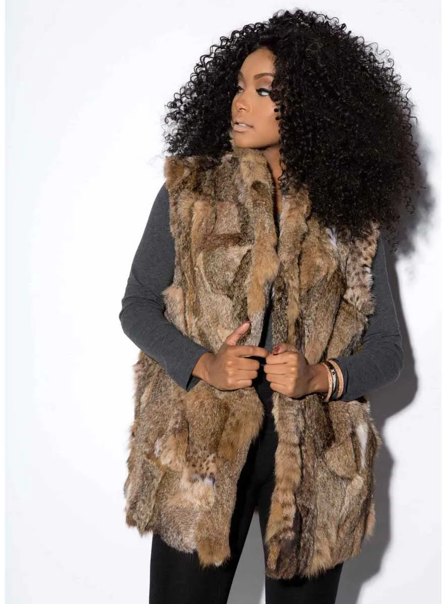 Bobcat Fur Vest