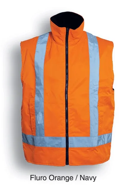 BOCINI HI VIS VEST, WATERPROOF AND REVERSIBLE