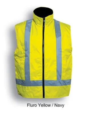 BOCINI HI VIS VEST, WATERPROOF AND REVERSIBLE