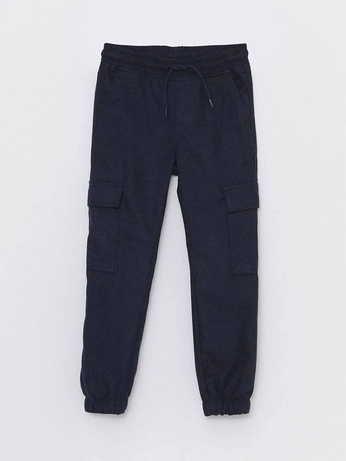 Boys Cargo Jogger Pants With Elastic Waist
