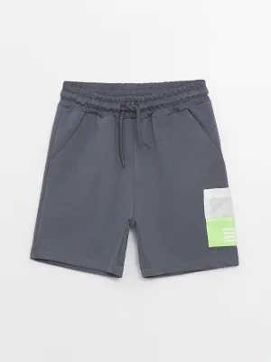 Boys Shorts With Elastic Waist Printed
