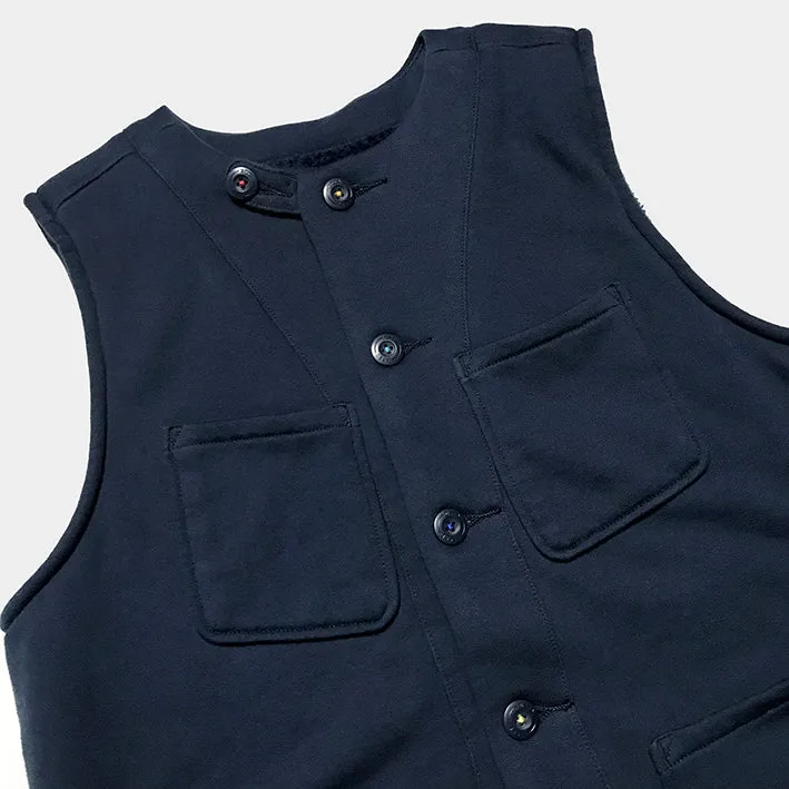 BZEN AHOY - M.3248-SCULLY REGULAR FIT SHERPA LINED KNIT VEST-E0 NAVY