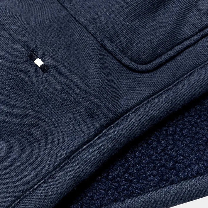 BZEN AHOY - M.3248-SCULLY REGULAR FIT SHERPA LINED KNIT VEST-E0 NAVY