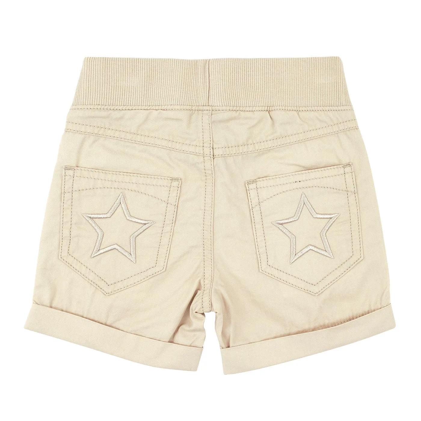Canvas Star Shorts in Sand