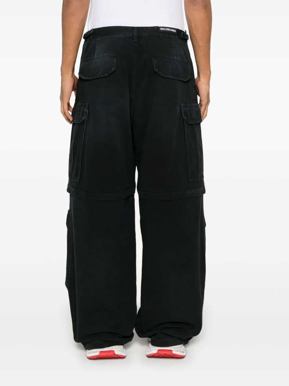 Cargo denim jeans