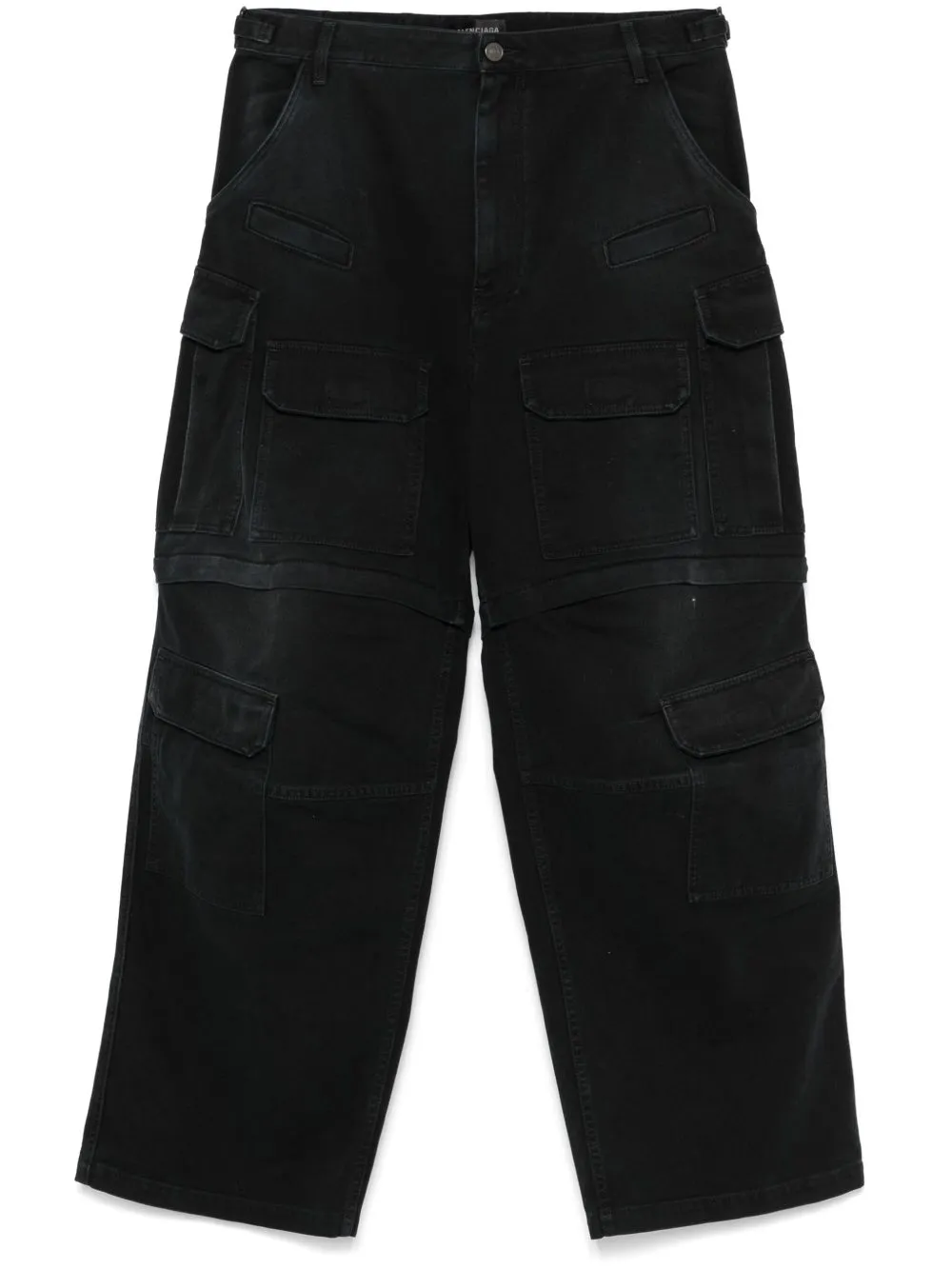 Cargo denim jeans
