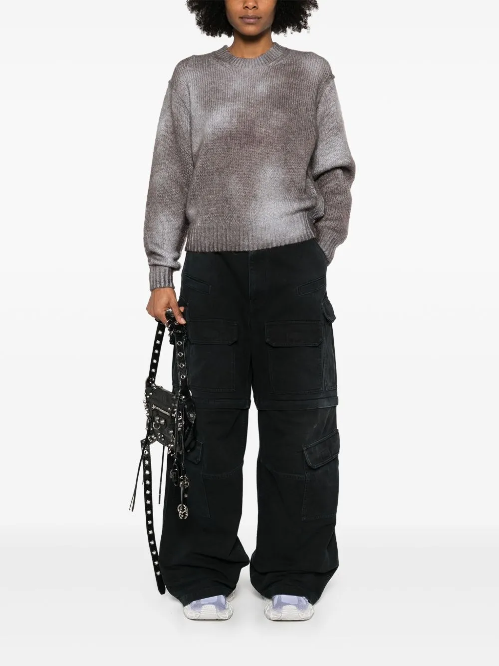 Cargo denim jeans