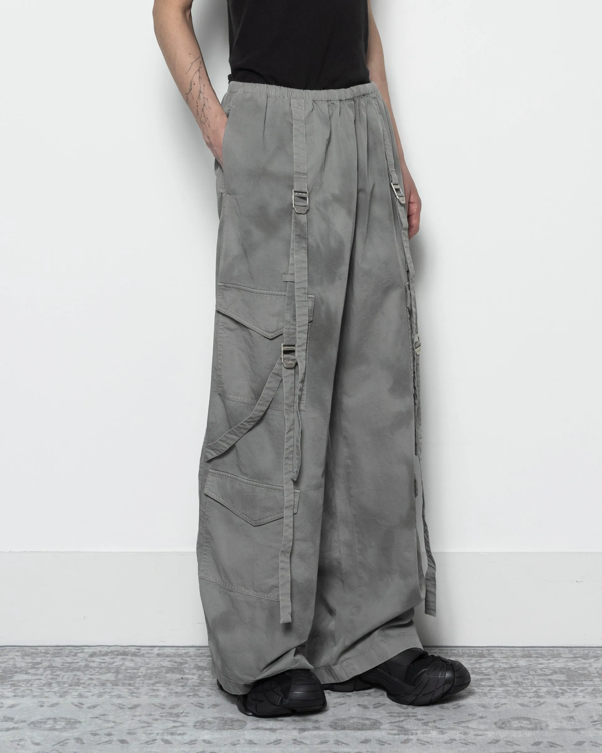 Cargo Trousers in Mid Grey
