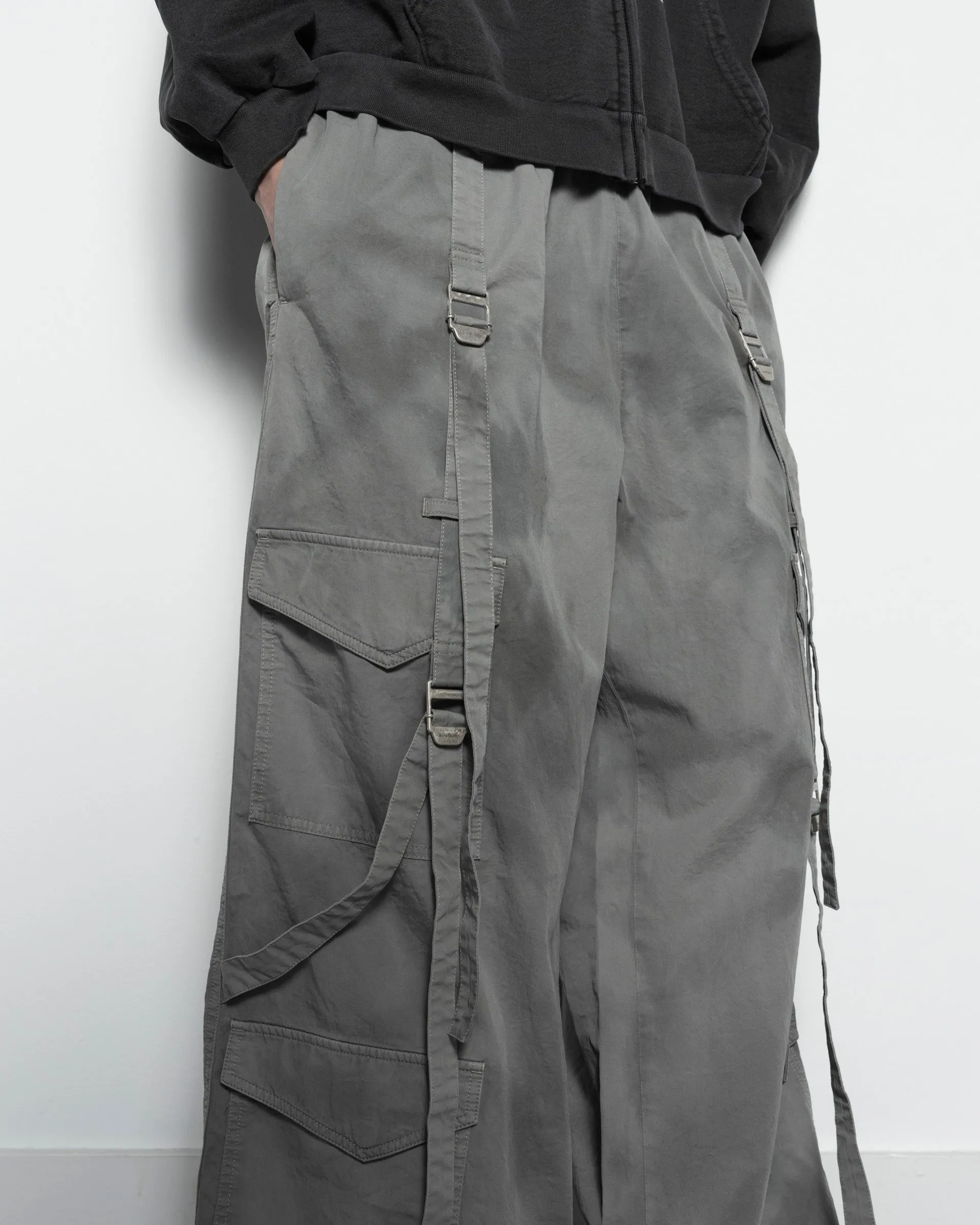 Cargo Trousers in Mid Grey