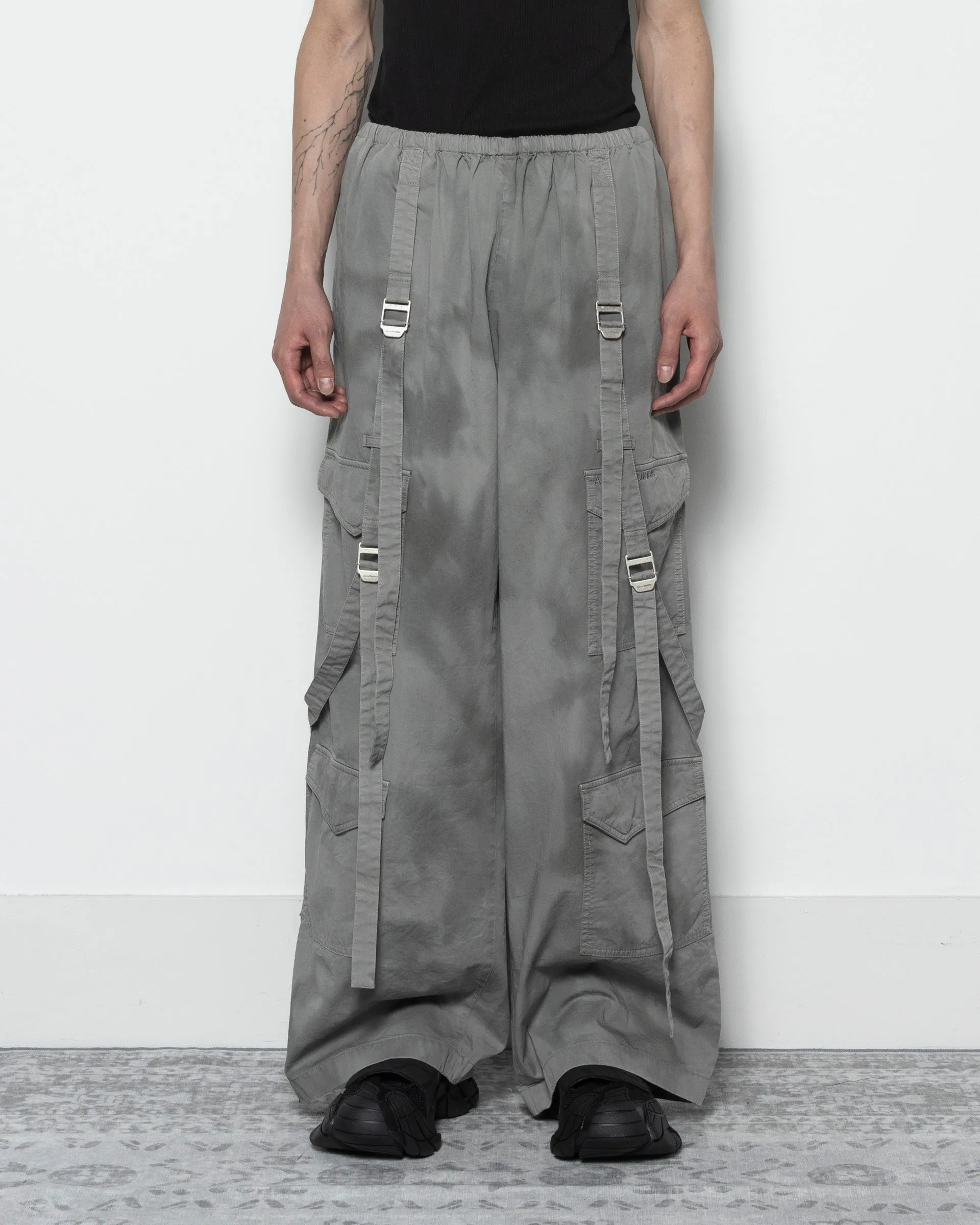 Cargo Trousers in Mid Grey