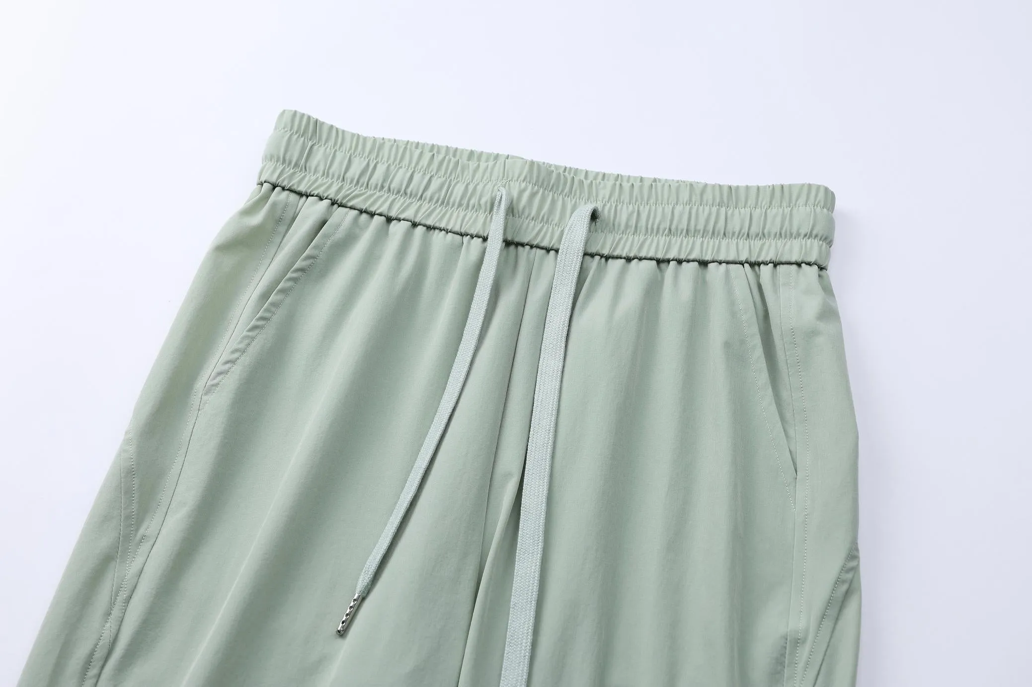 Casual and Lightweight Mid-waisted Straight Leg Trousers for Women