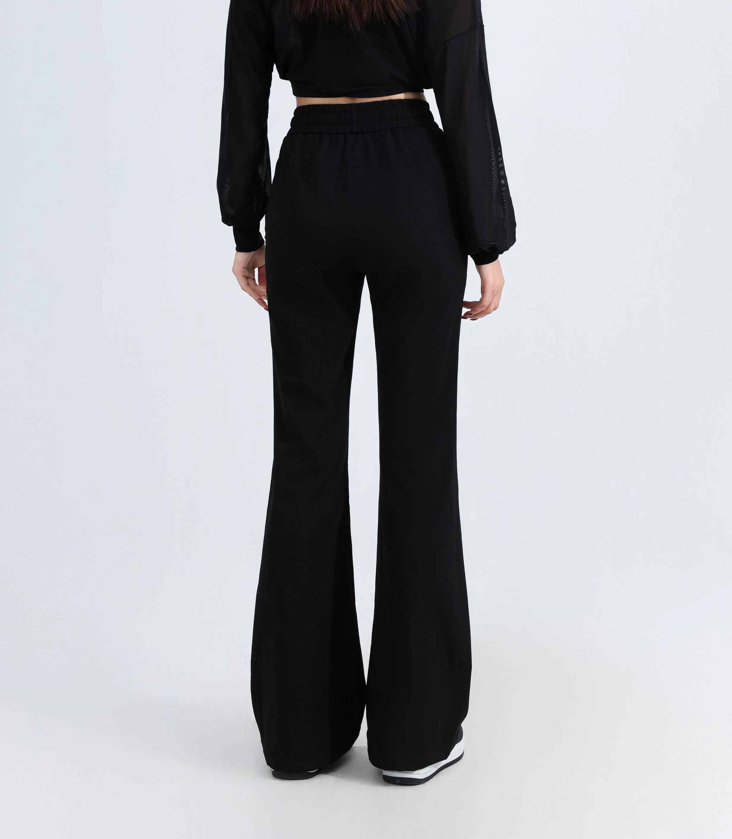 Casual and Lightweight Mid-waisted Straight Leg Trousers for Women