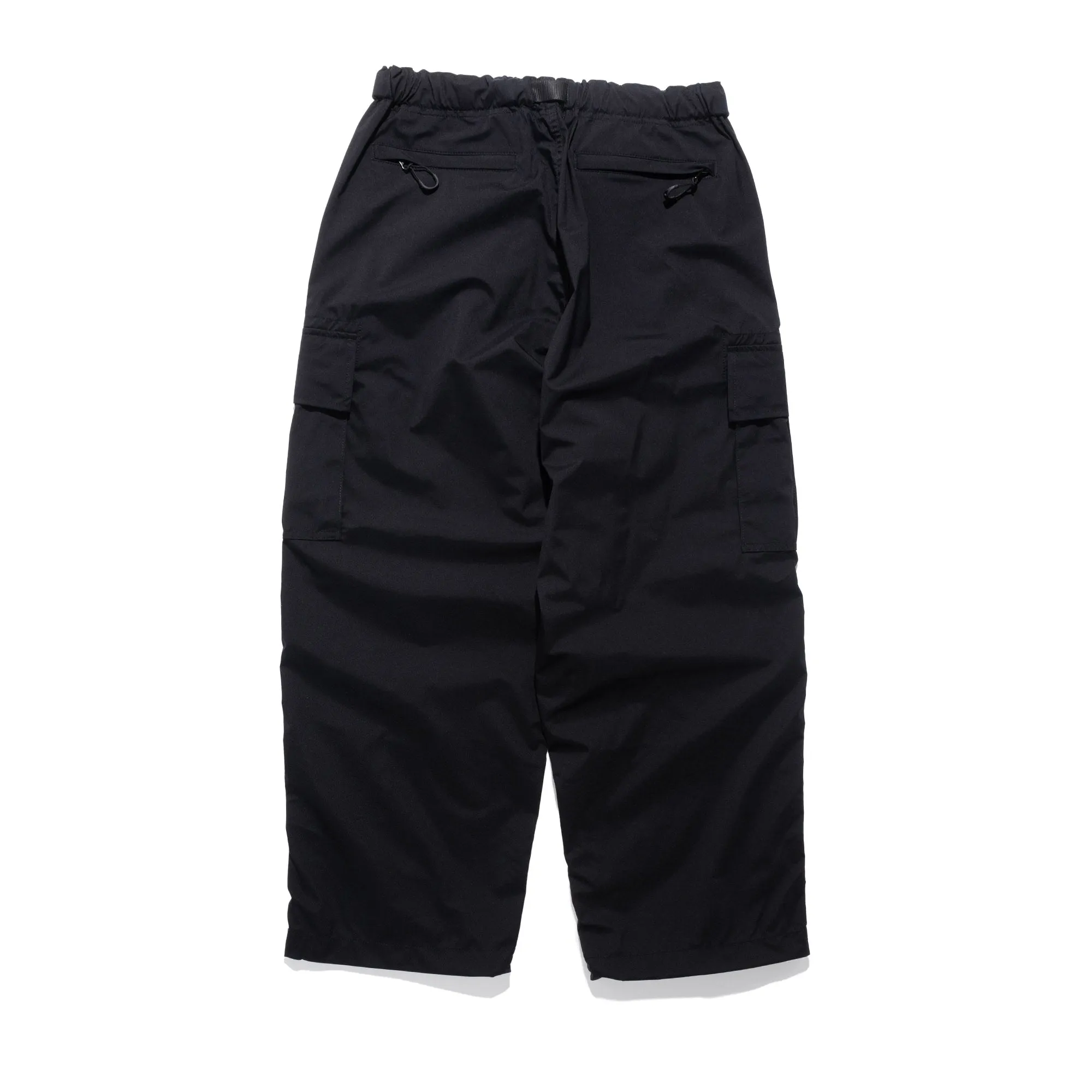 CdGH Nylon Wide Cargo Pants Black HO-P004-051