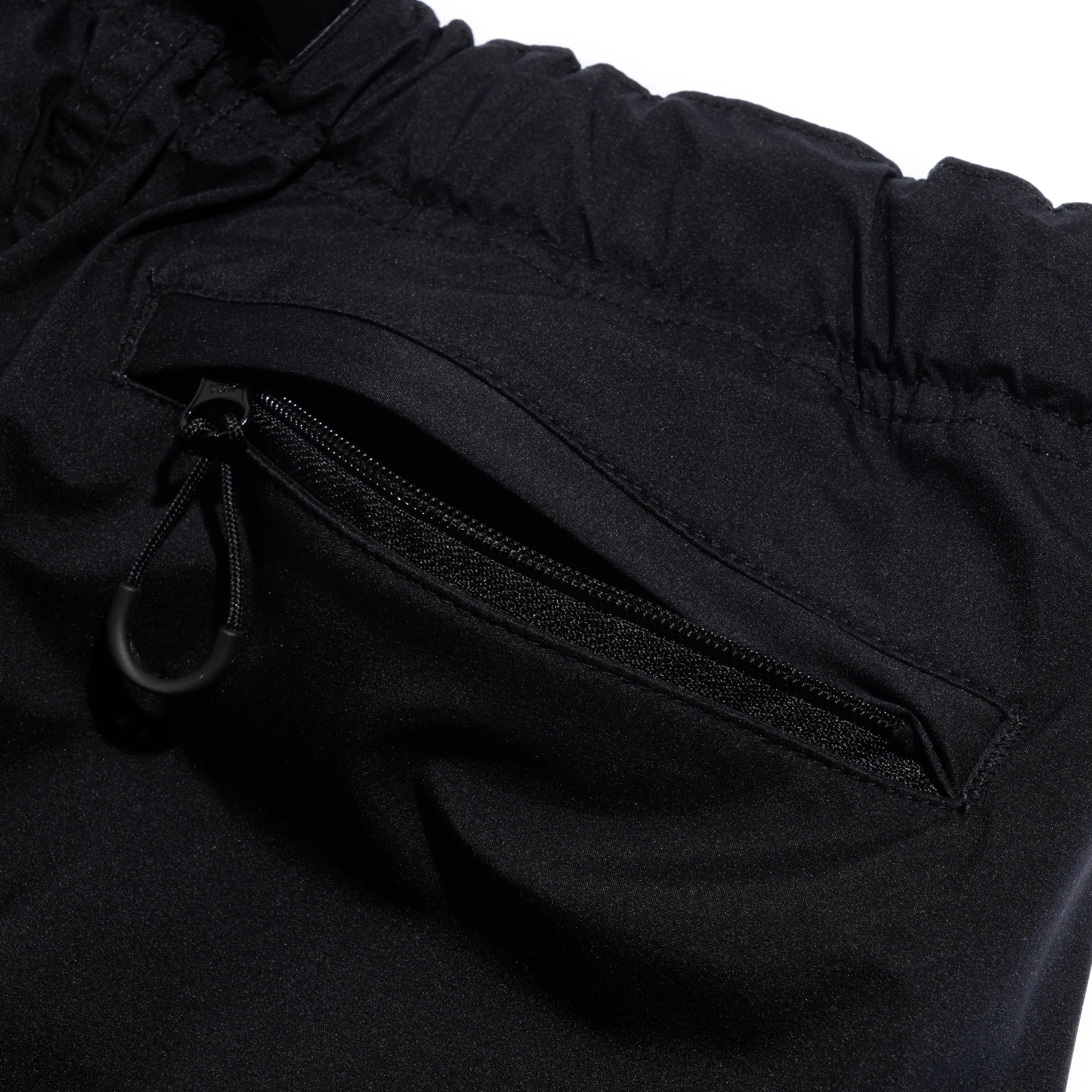 CdGH Nylon Wide Cargo Pants Black HO-P004-051