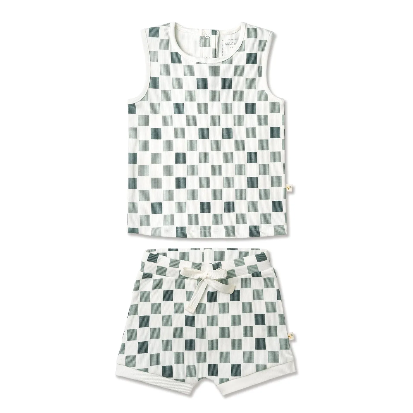 Checkered Tank & Short Set